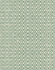 Sage Trellis Forest geometric wallpaper in ivory and forest green