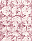 Solar Ritual Rosewood floral wallpaper in rosewood and blush