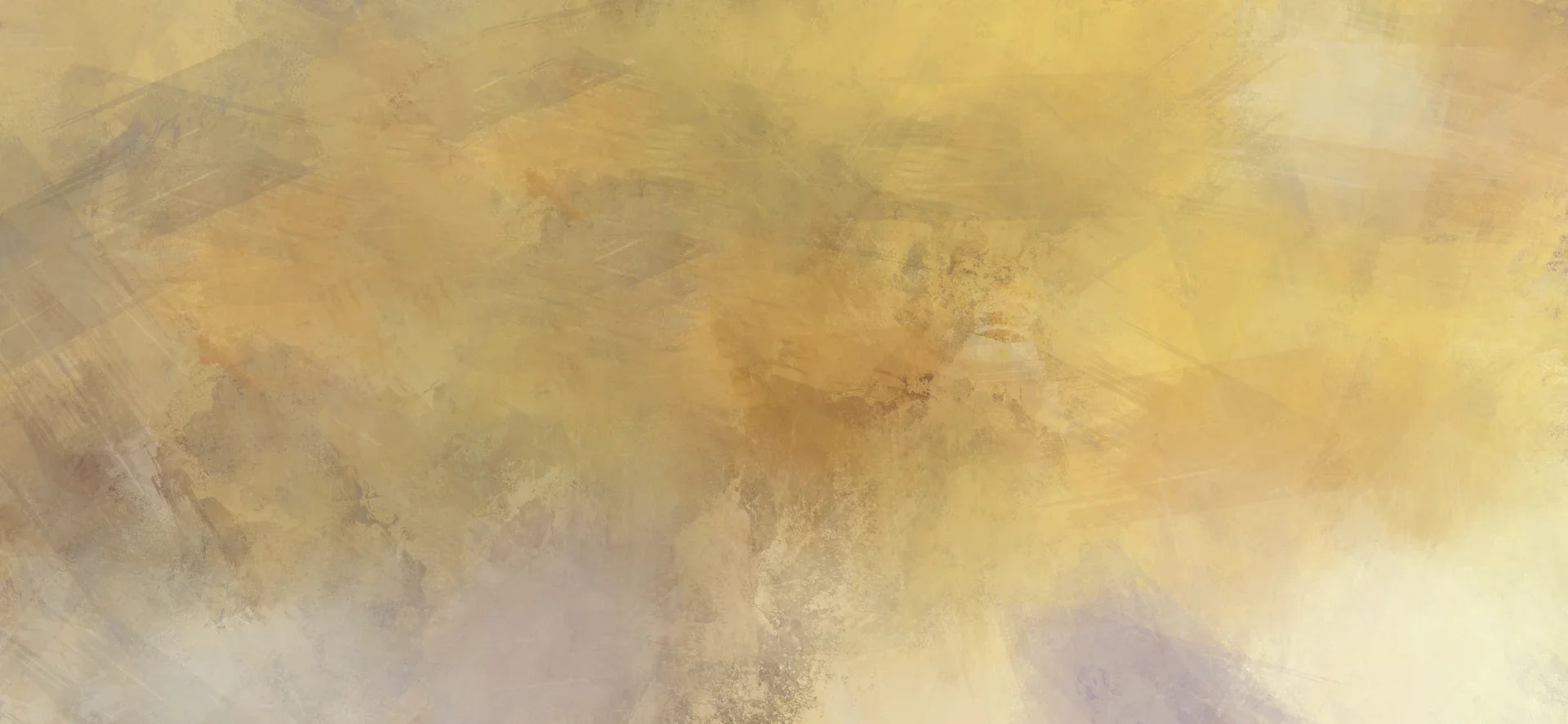 Amber Light — warm golden abstract wall mural