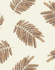 Acacia Scatter dainty leaf wallpaper