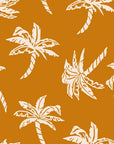 Amber Palms retro palm wallpaper