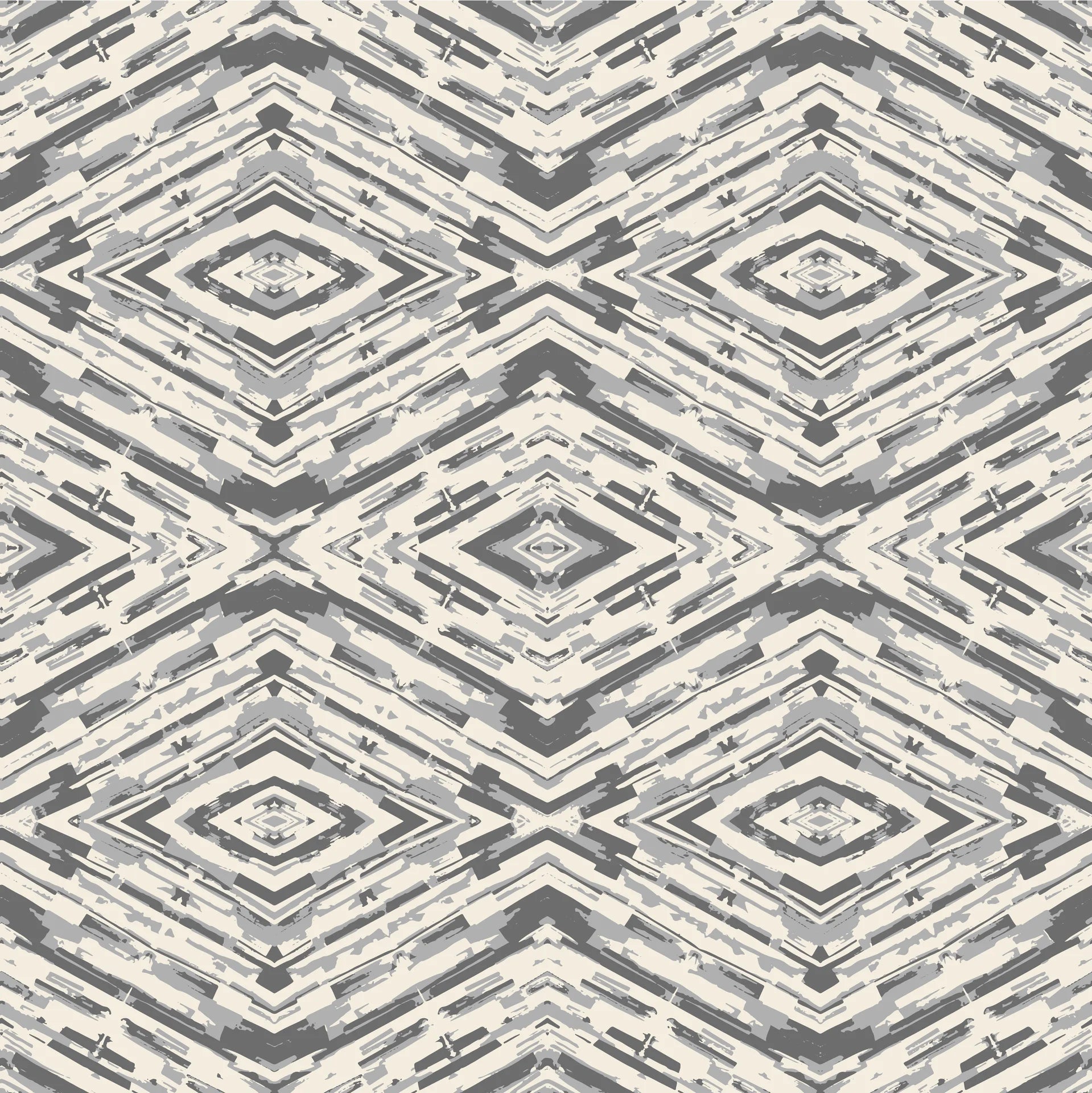 Arrows At Dawn neutral geometric peel and stick wallpaper creating ambiance in a serene bathroom