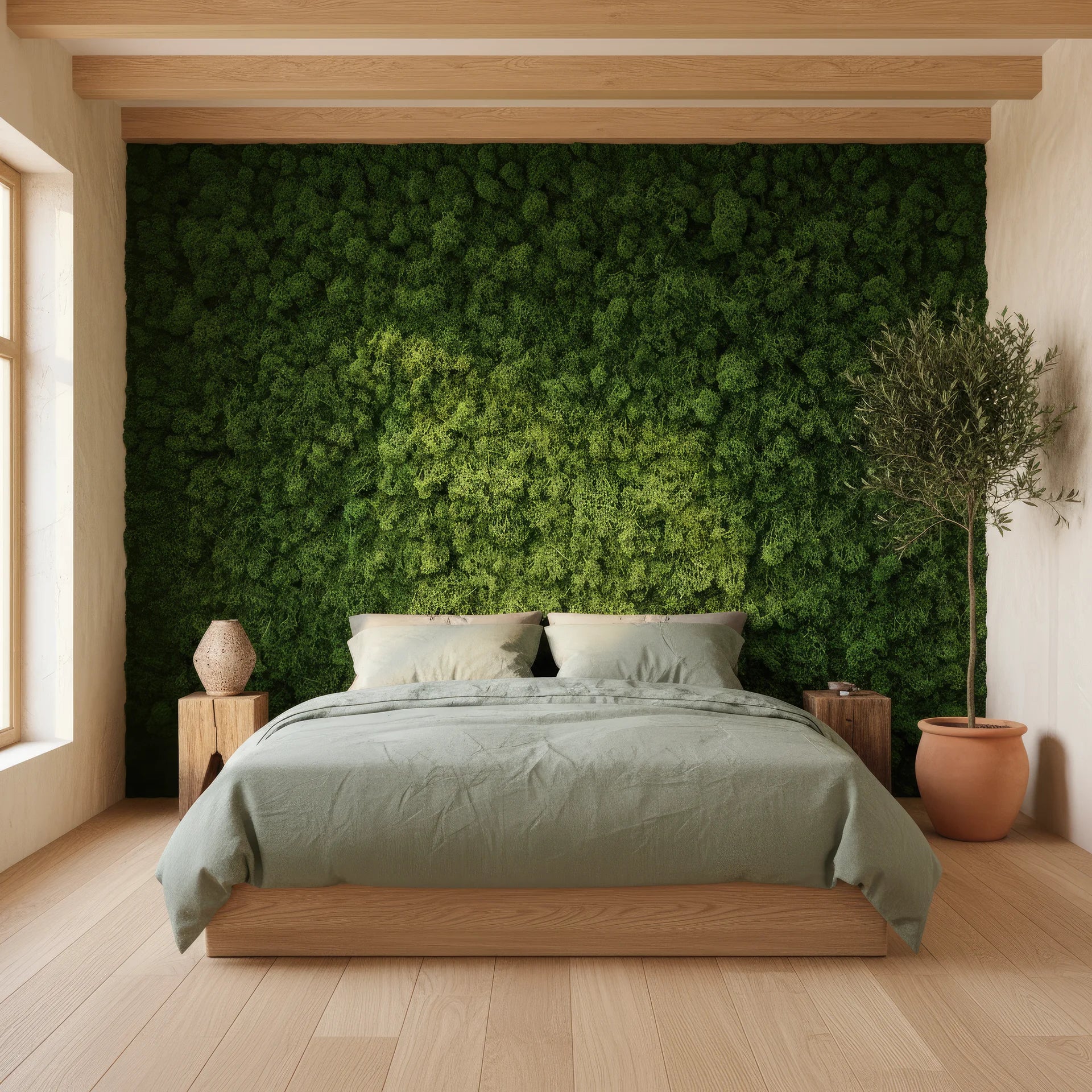 Rich woven texture of autumn landscape in warm golden tones removable wallpaper