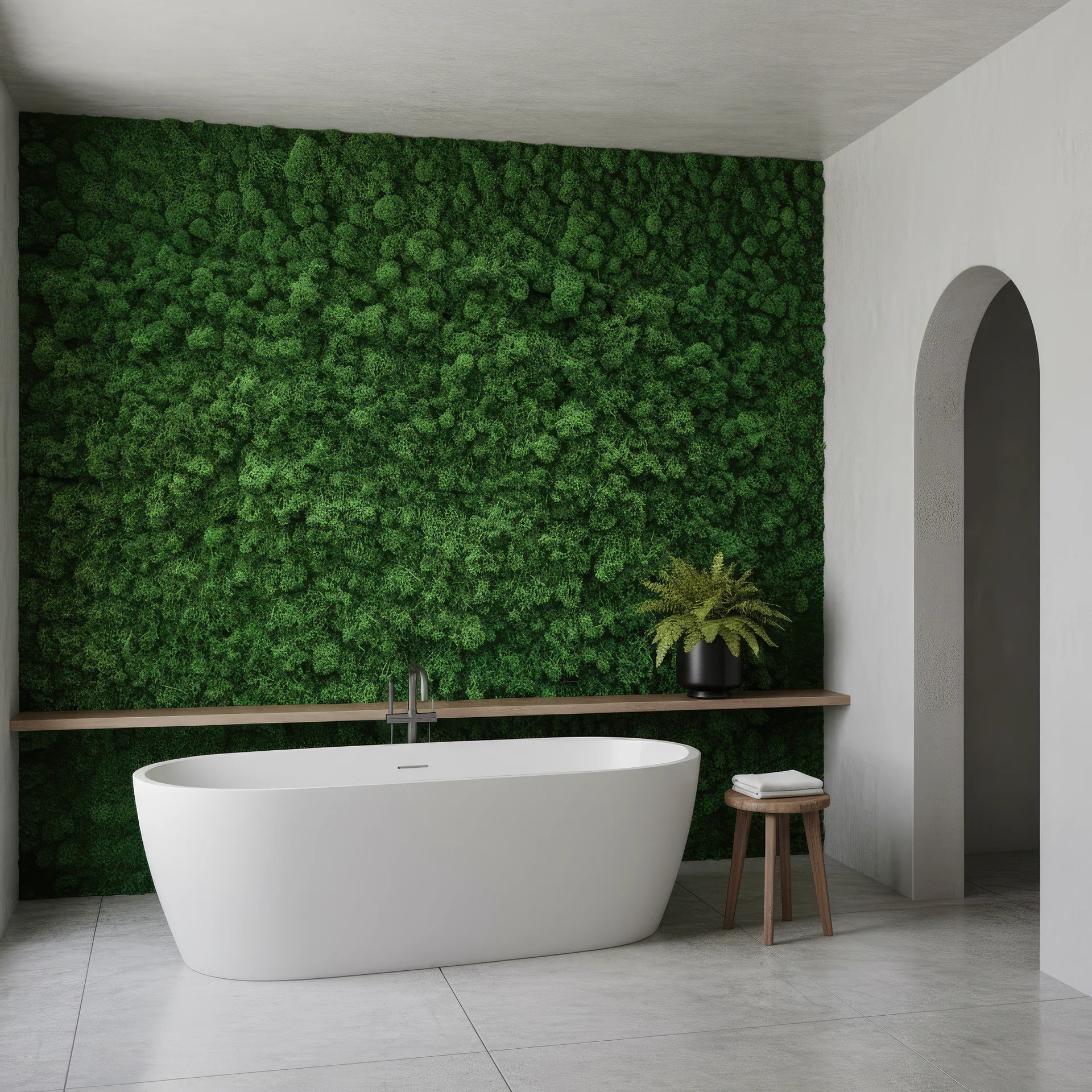 Tapestry-like forest view with golden amber and brown autumn colors peel and stick