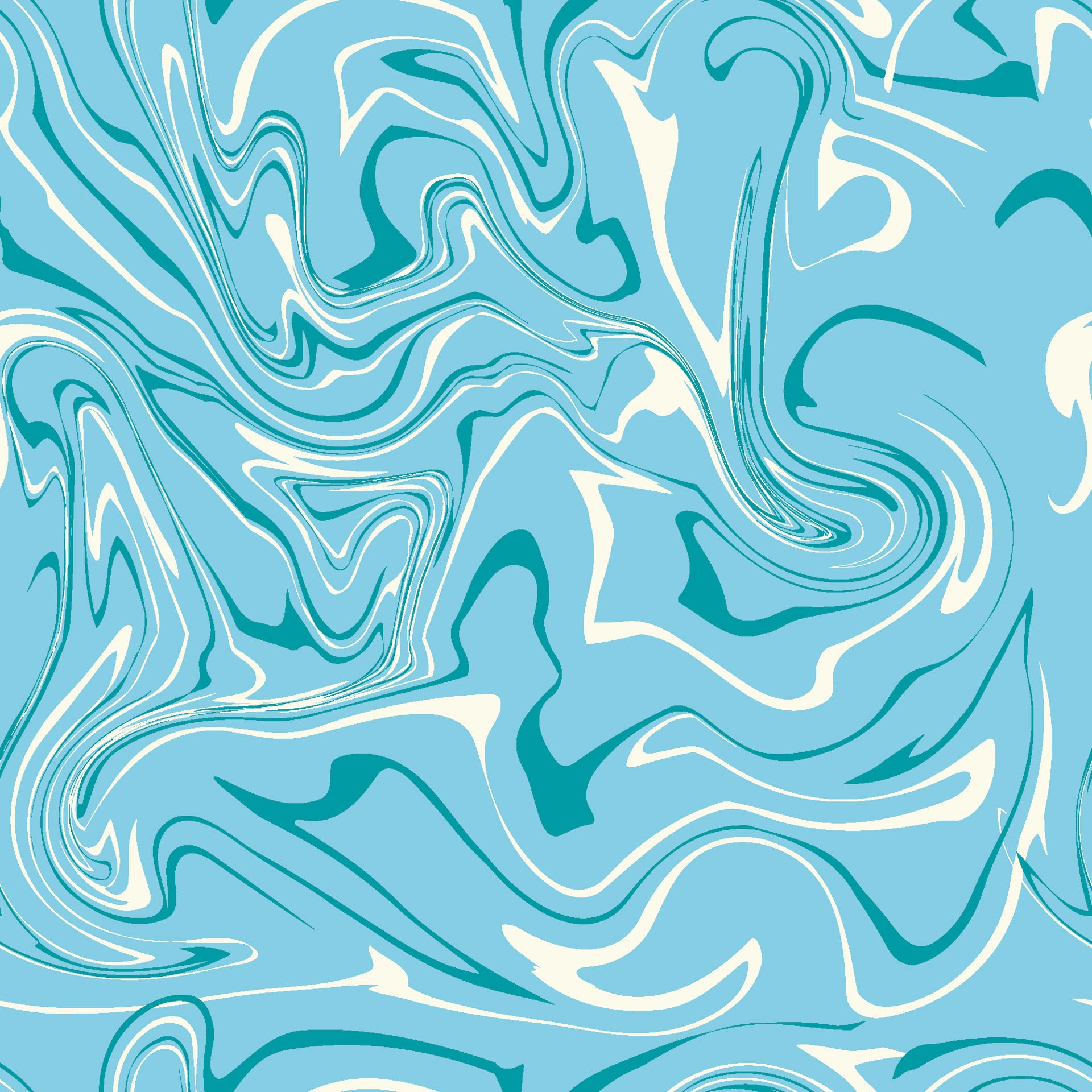 Self-adhesive wallpaper featuring an abstract blue and white liquid marble design (Style: Azure Dance)