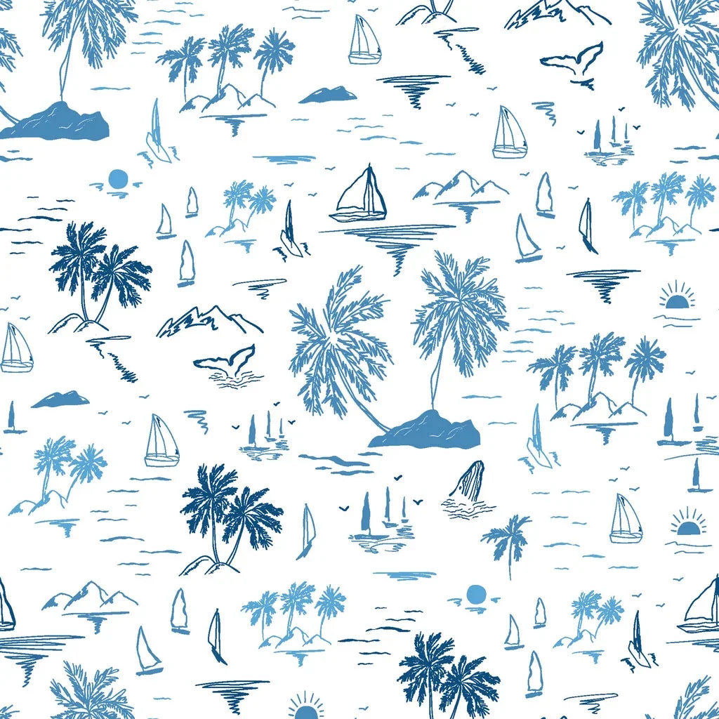 Azure Drift coastal movement wallpaper