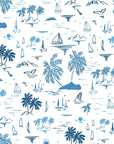 Azure Drift coastal movement wallpaper