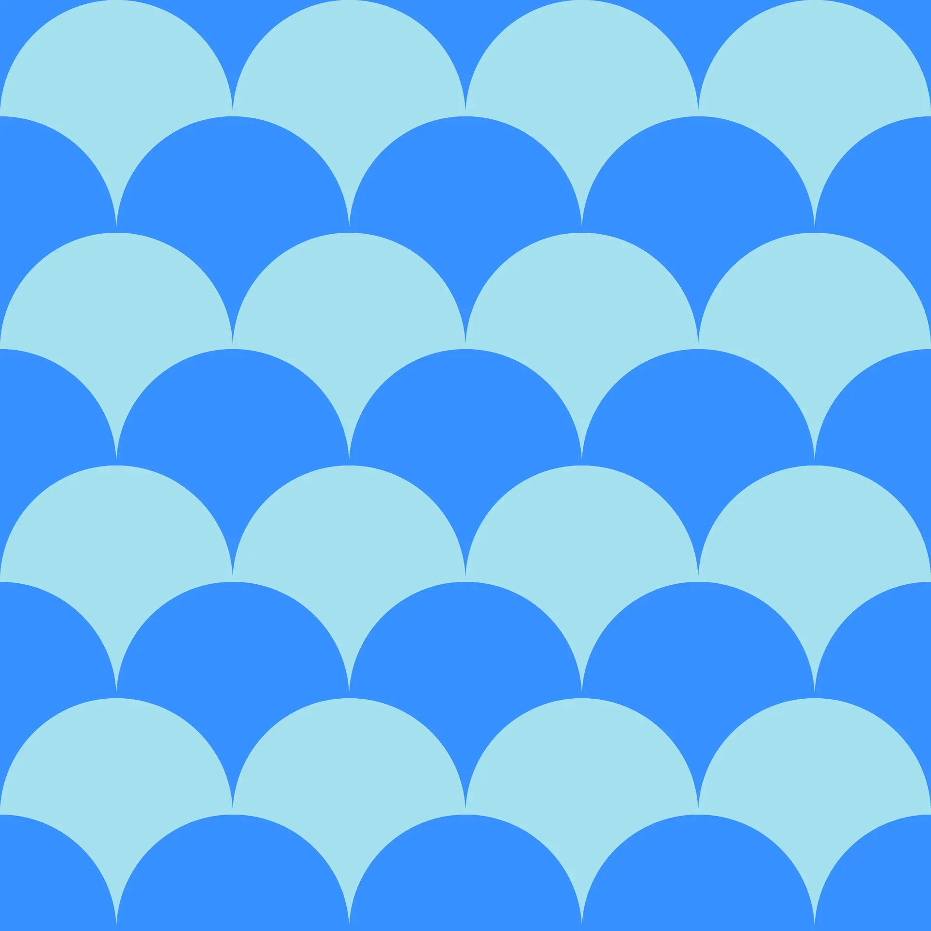 Azure Swell bold blue abstract arc wallpaper