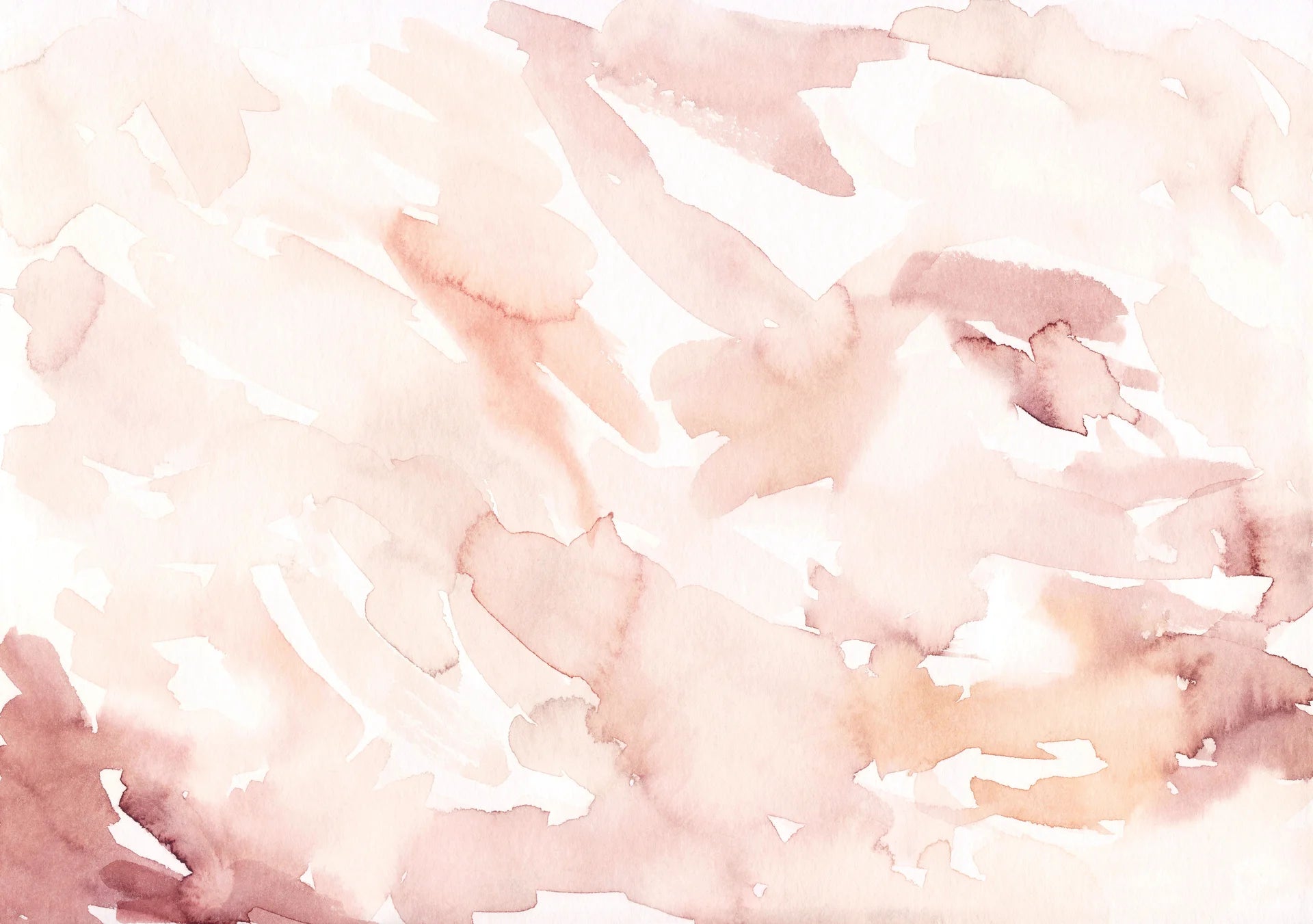 Artistic pink wall covering with impressionistic tidal movement design