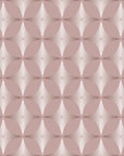 Textured blush pink geometric peel and stick wallpaper - Blush Prism