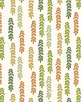 Matte trailing leaf vines peel and stick wallpaper - Canopy Fall
