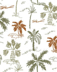 Coastal Echoes wave pattern wallpaper