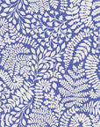Cobalt Canopy blue leaf wallpaper