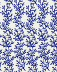 Smooth navy blue coral reef peel and stick wallpaper - Cobalt Coral