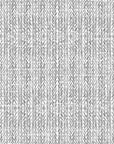 Textured peel and stick wallpaper with grey woven herringbone grain - Cobalt Grain