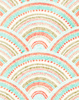Confetti Fan - Dotted Art Deco Wallpaper