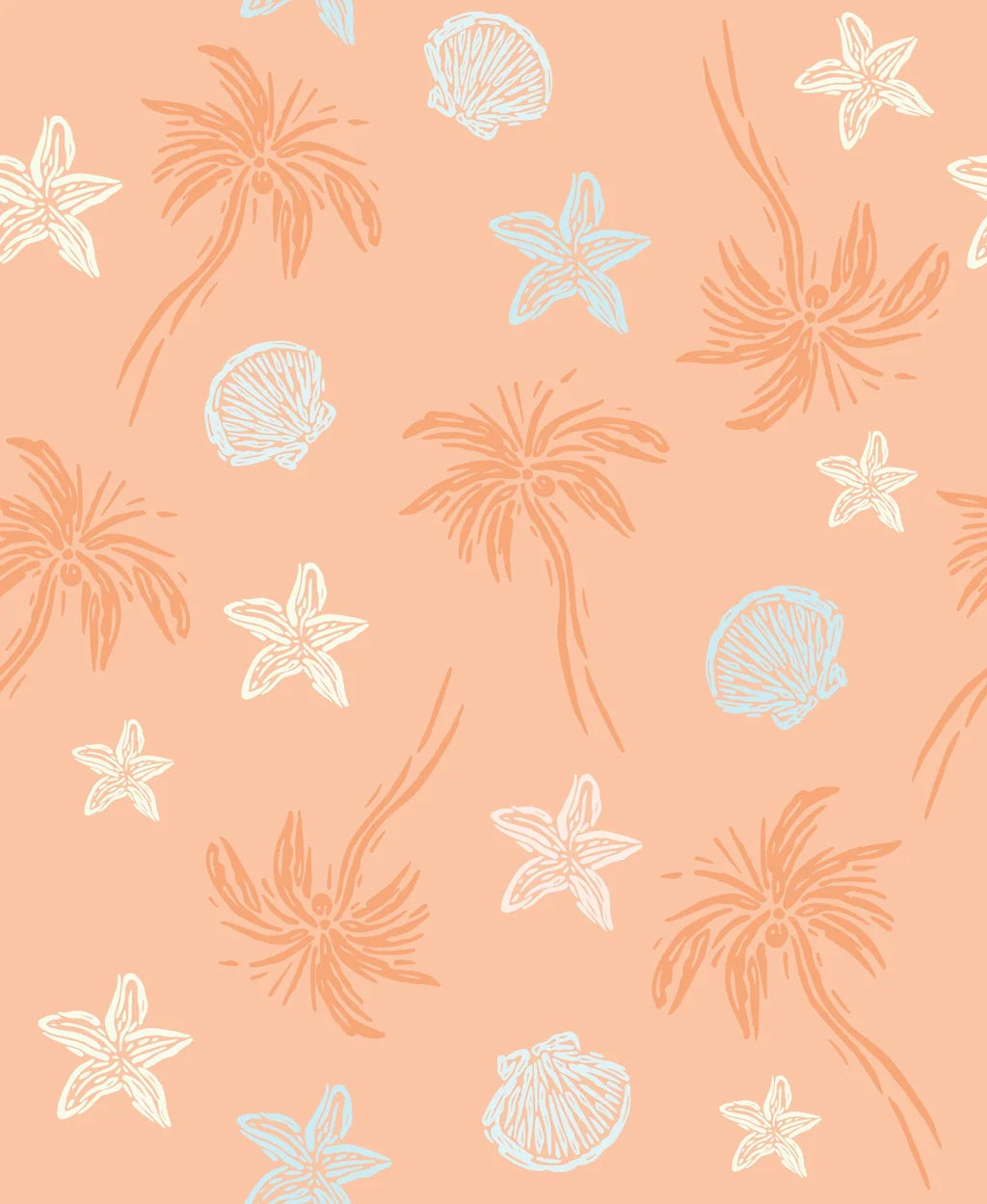 Coral Dream soft abstract wallpaper