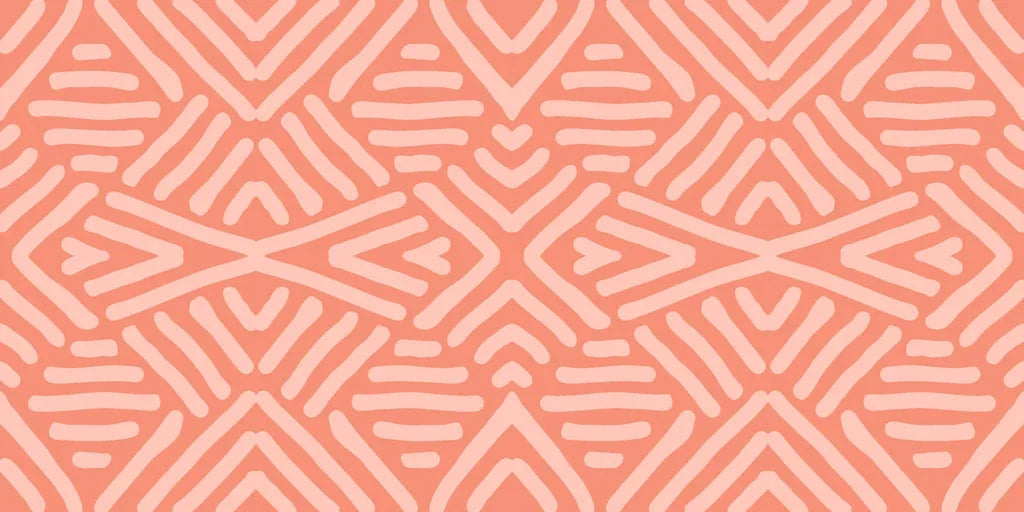 Coral Totem geometric icon wallpaper