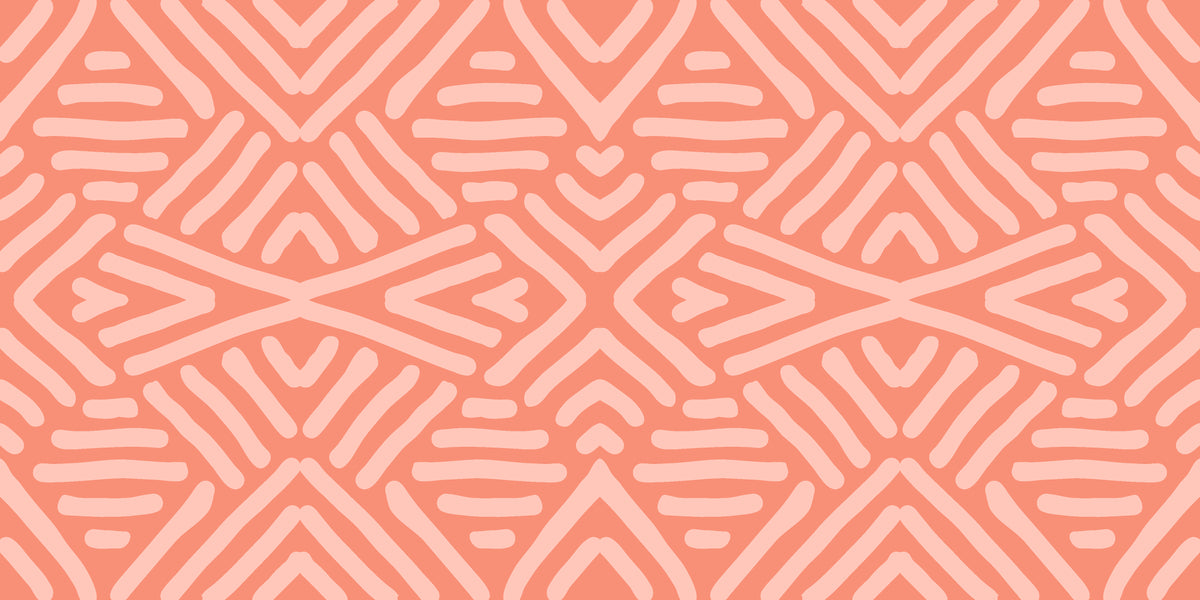 Coral Totem geometric icon wallpaper