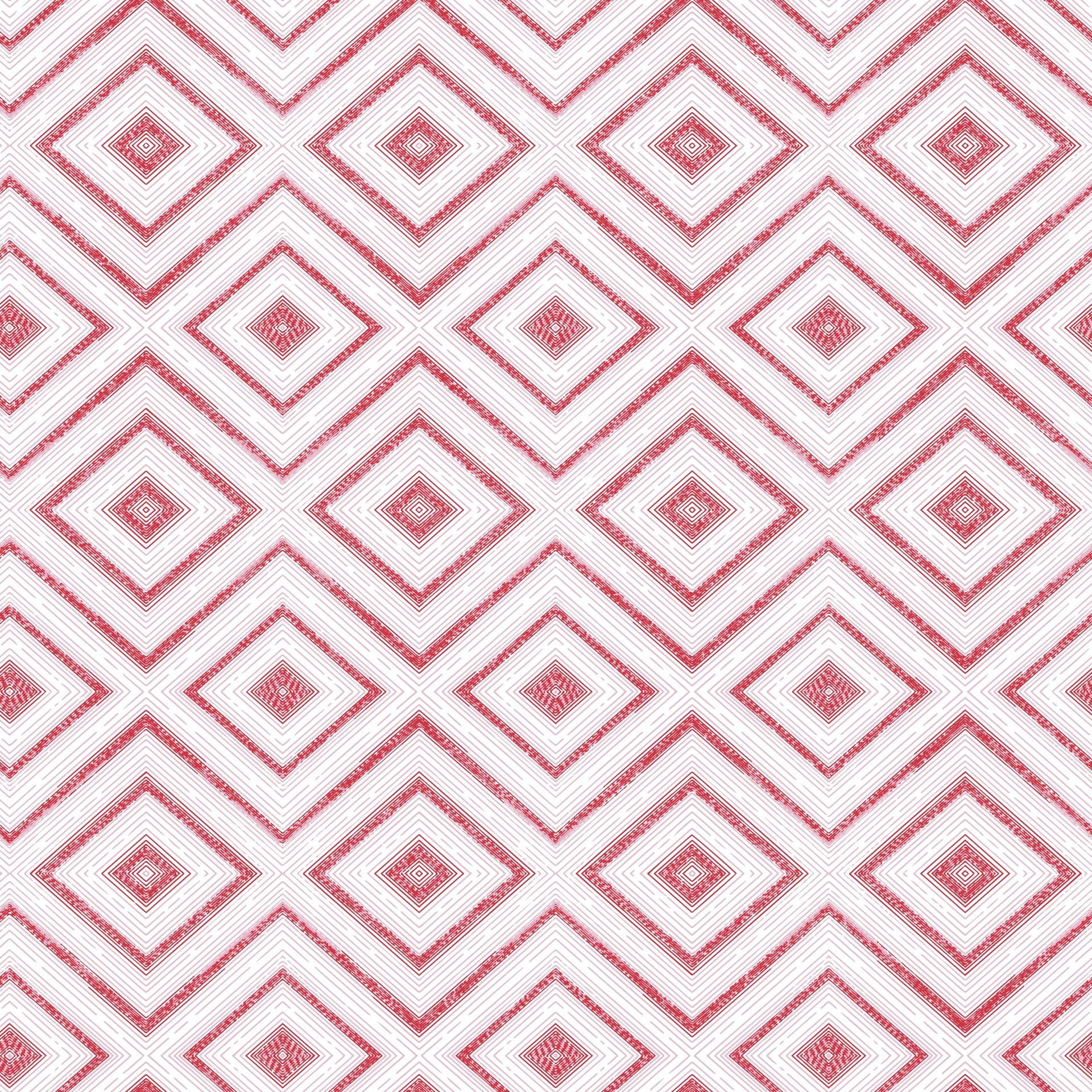 Crimson Echo elegant red geometric wallpaper creating ambiance in a serene bathroom