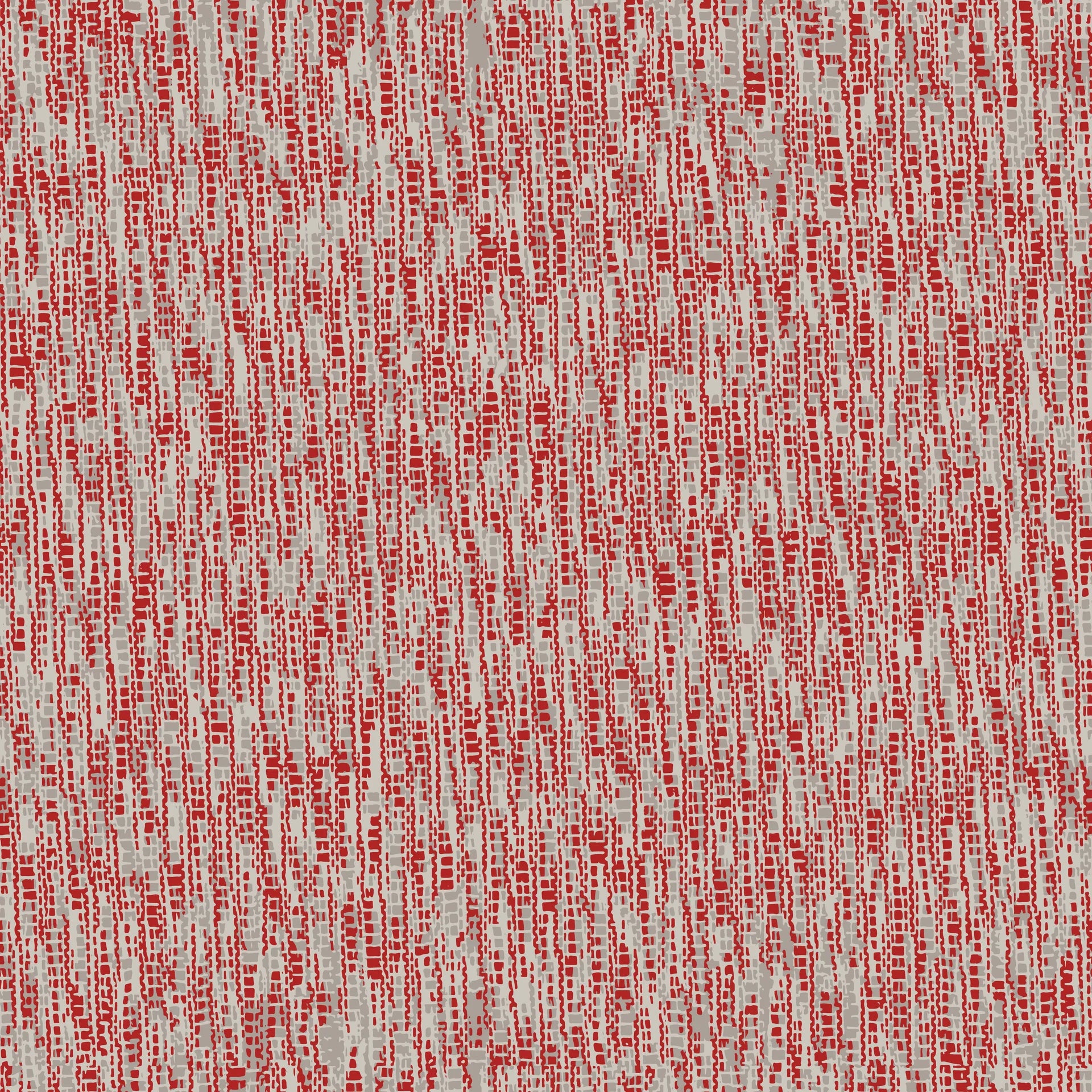 Crimson Relic textured red geometric wallpaper creating ambiance in a serene bathroom