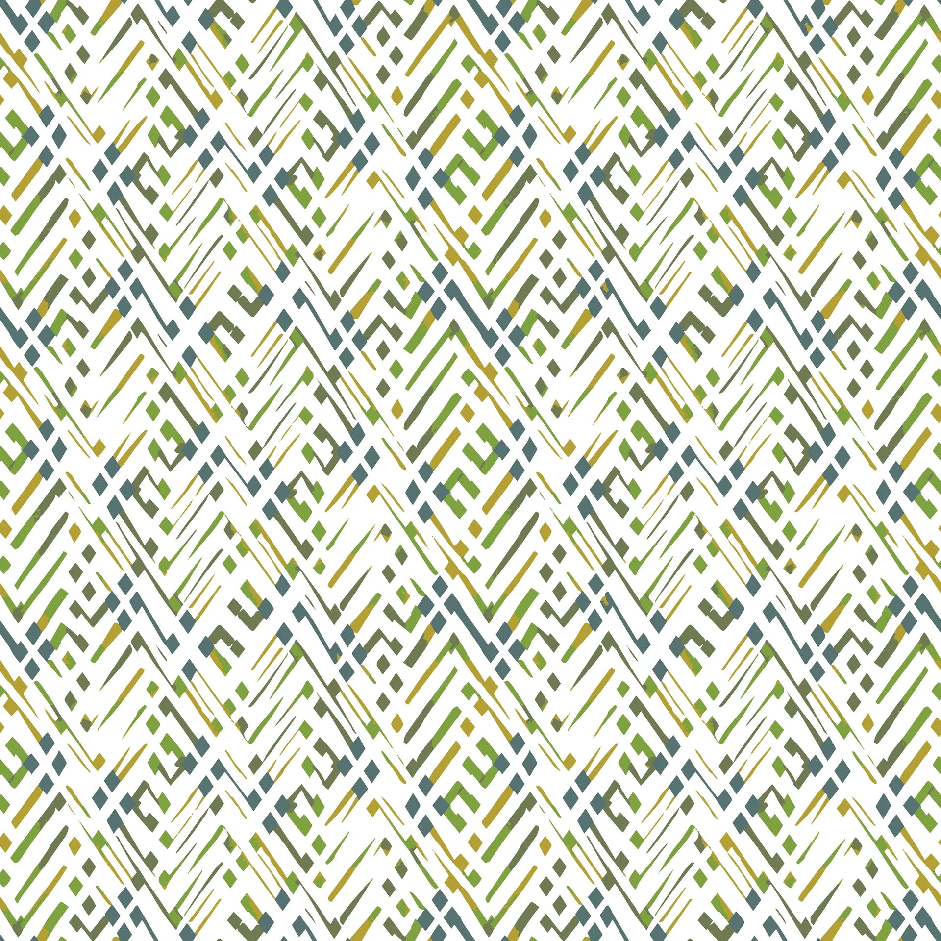 Textured green and gold geometric peel and stick wallpaper - Crossroads
