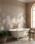 Dandelion Drift dreamy botanical silhouette creating ambiance in a serene bathroom