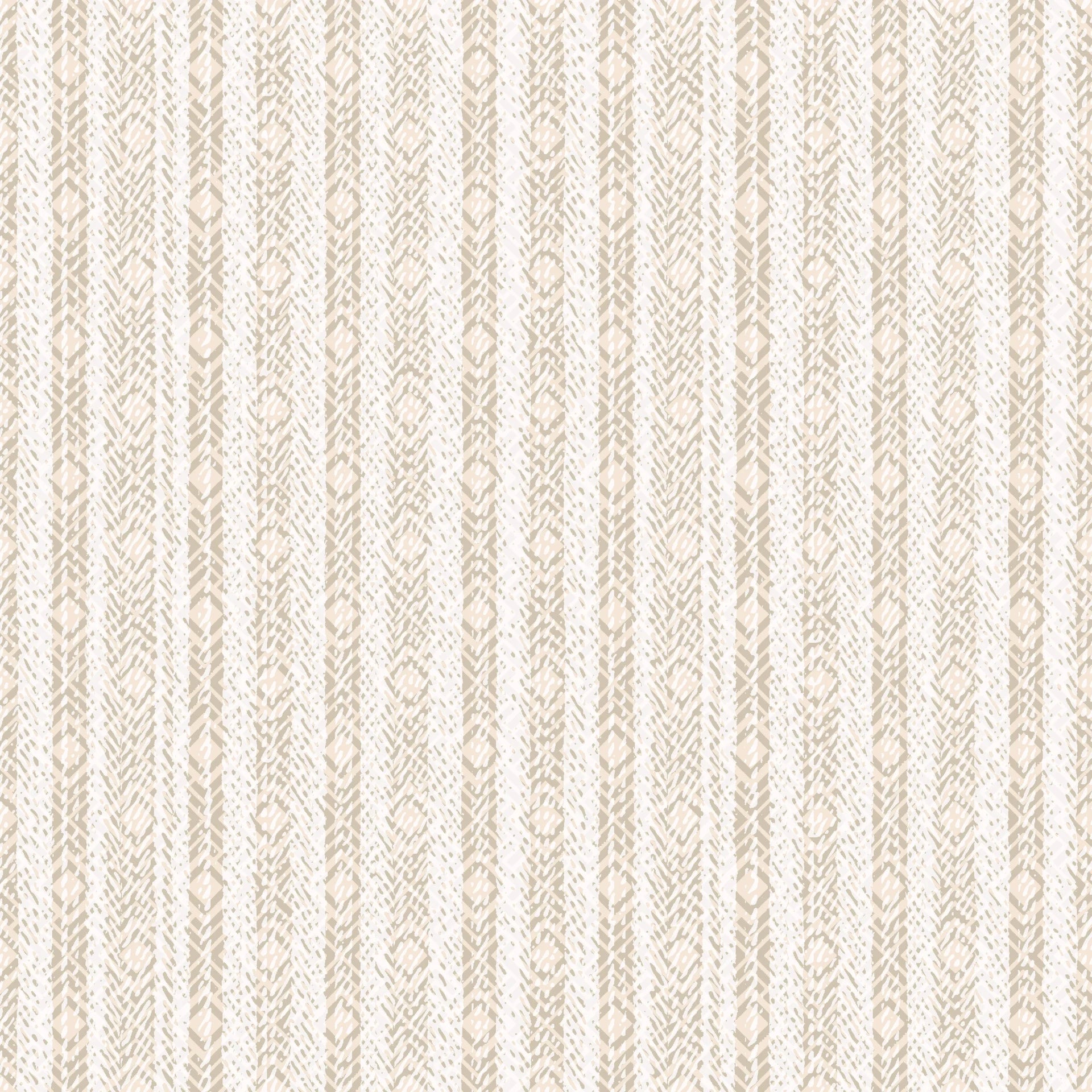 Desert Loom neutral geometric peel and stick wallpaper creating ambiance in a serene bathroom