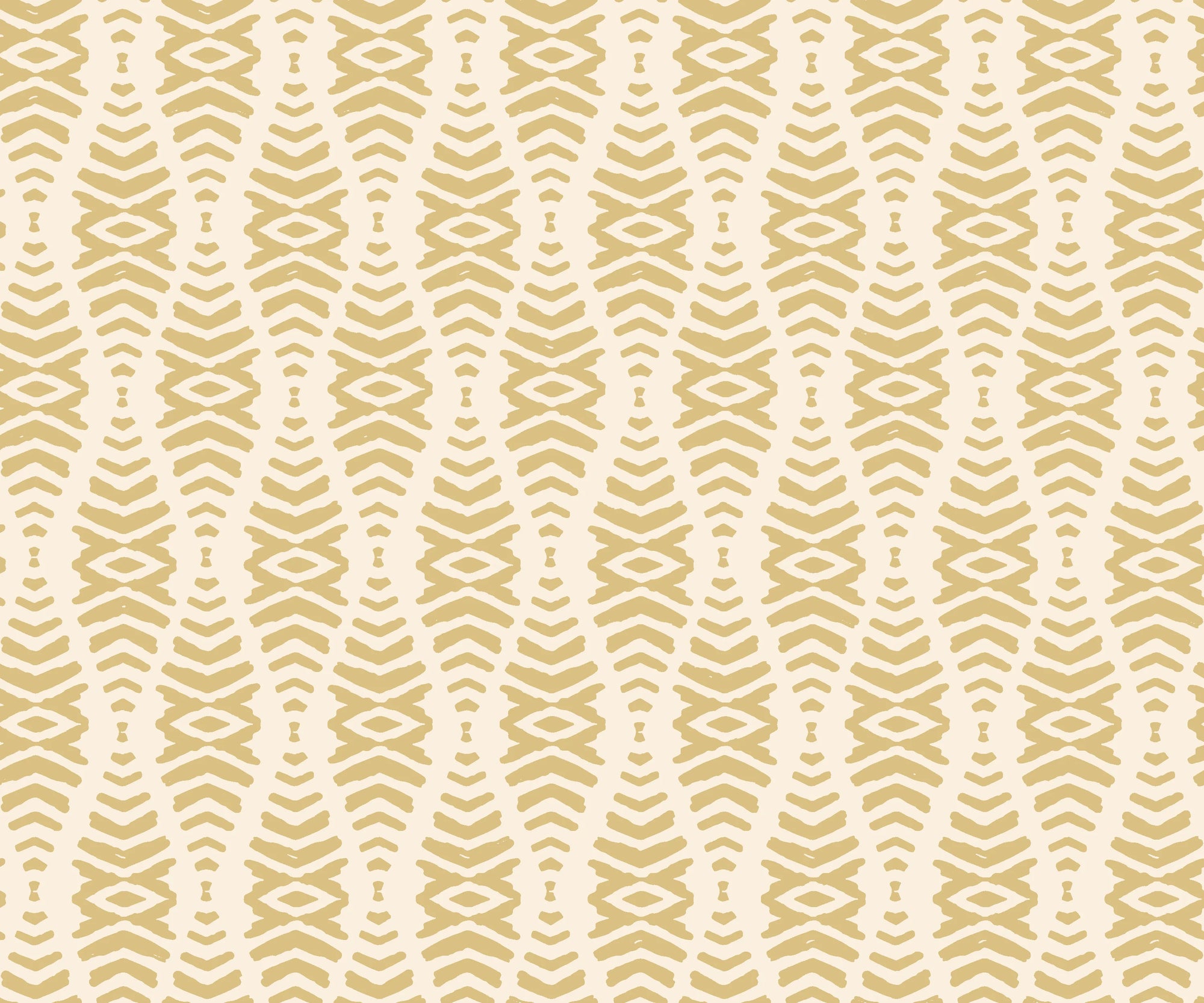 Desert Ritual ochre geometric peel and stick wallpaper