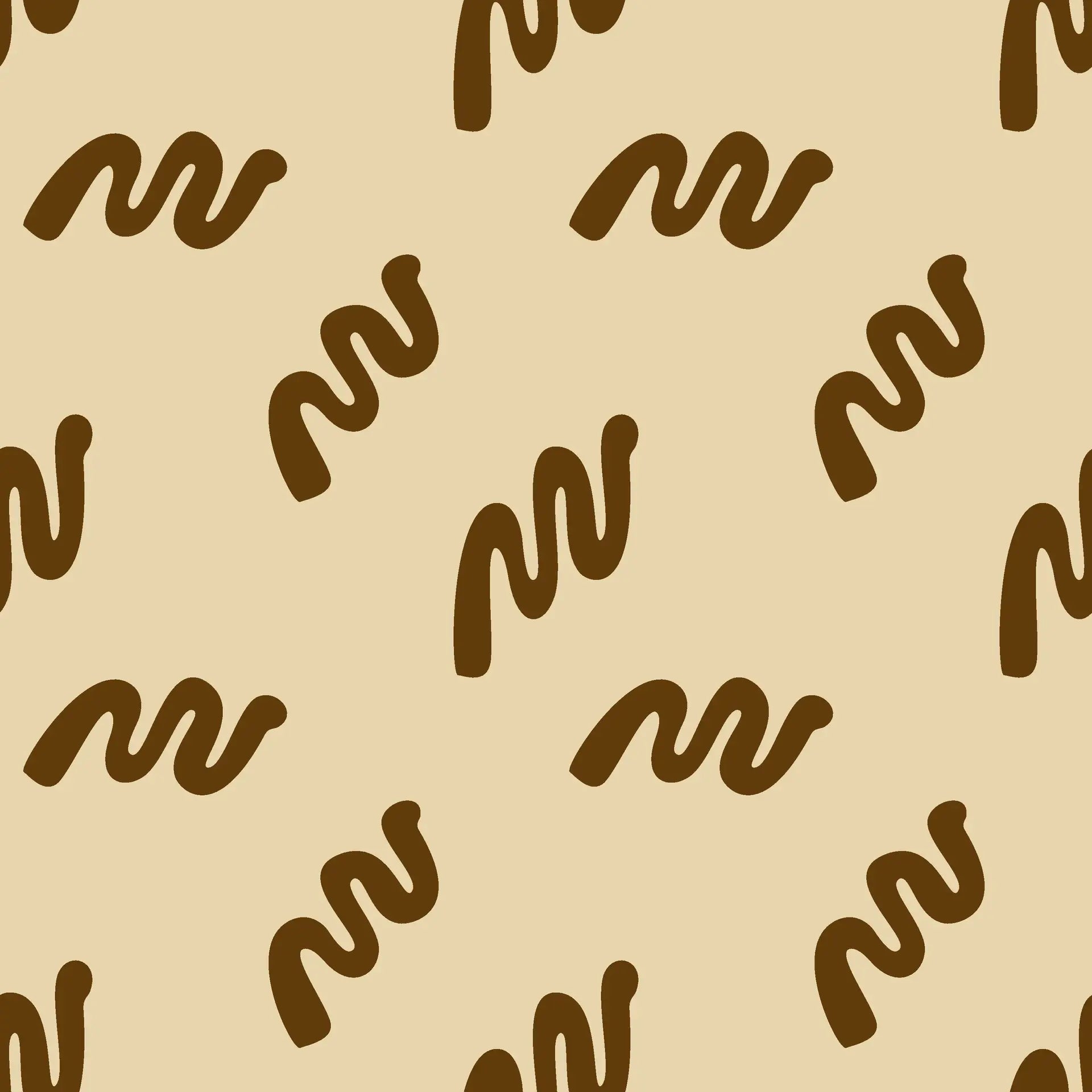 Desert Trace warm beige minimalist abstract mural wallpaper