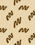 Desert Trace warm beige minimalist abstract mural wallpaper
