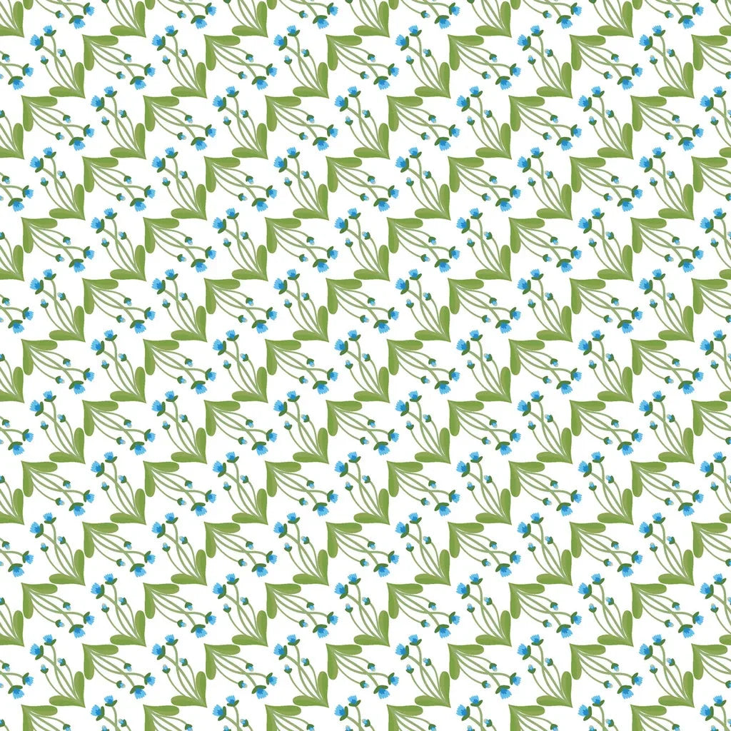 Distant Meadow ditsy floral wallpaper