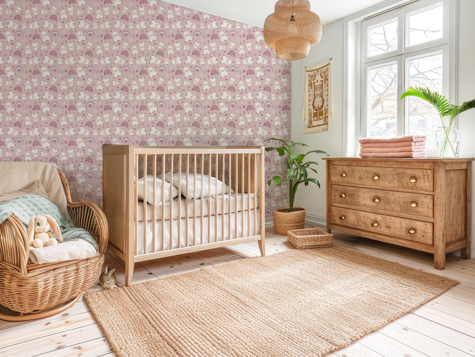 Wallpaper featuring a serene and dreamy view of vast open fields