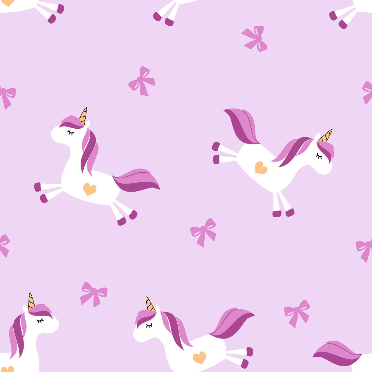 Dream Flight lilac flying unicorn wallpaper