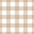 Textured beige and cream gingham check peel and stick wallpaper - Dune Plaid