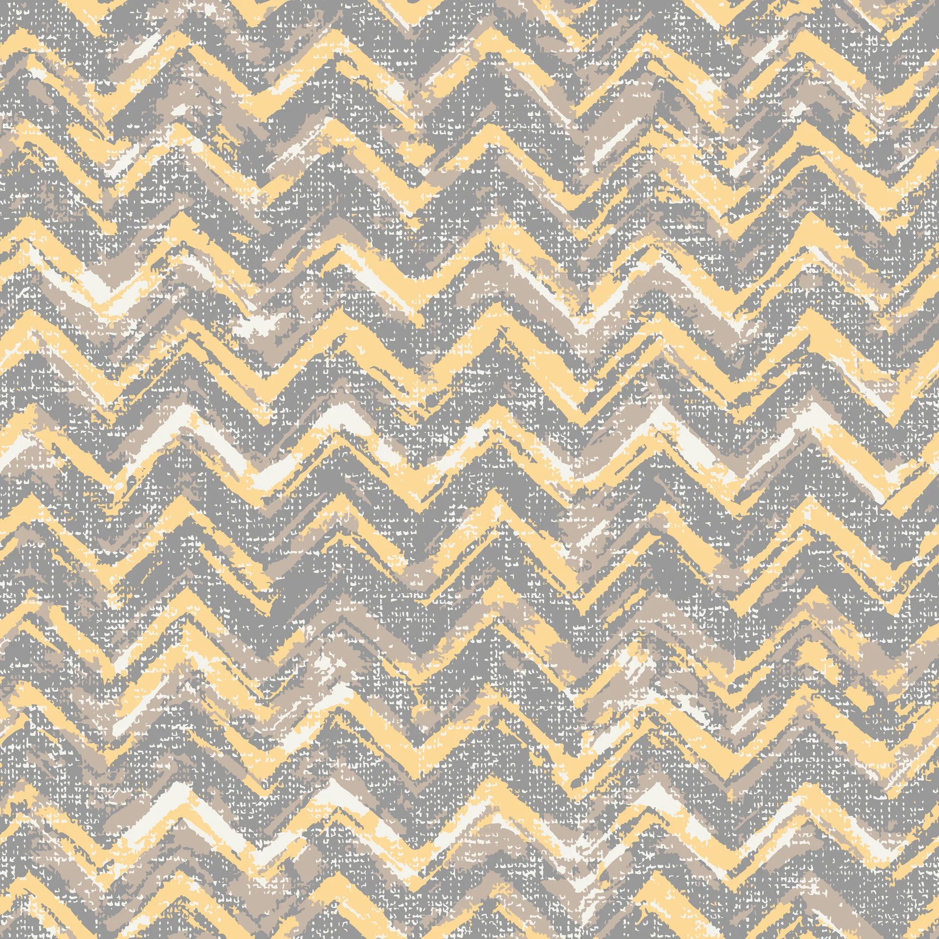 Textured grey and gold chevron peel and stick wallpaper - Dusk Passage