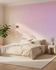 Dusted Sky soft pink lavender ombré in a warm and inviting living room