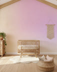 Dusted Sky soft pink lavender ombré creating ambiance in a serene bathroom