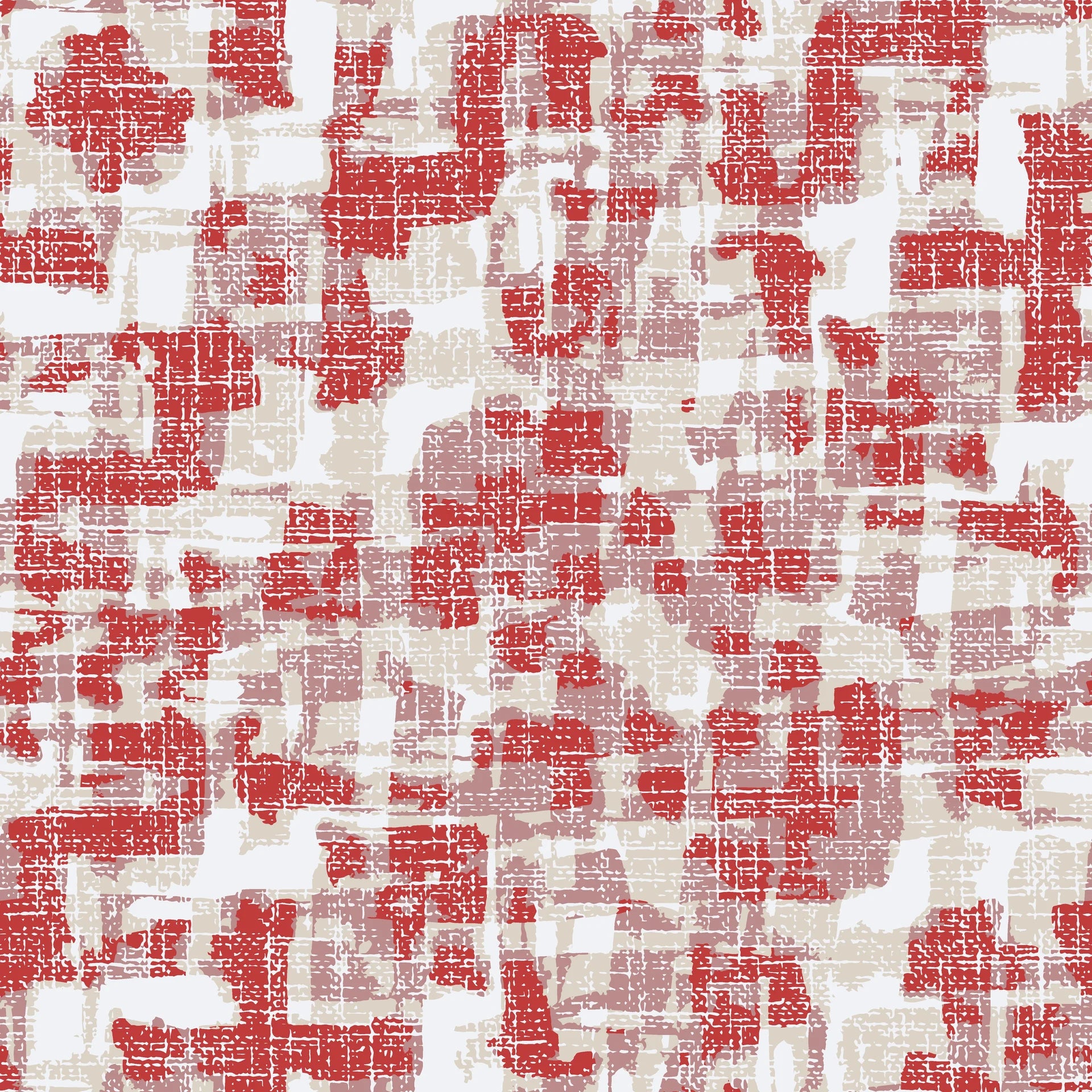 Textured red and beige abstract peel and stick wallpaper - Ember & Linen