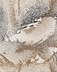 Self-adhesive wallpaper featuring an abstract grunge design in beige and brown brushstrokes, titled 'Eroded Lines'