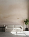 Faded Bloom soft blush watercolor adding character to a cozy bedroom