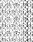 Smooth grey polka dot geometric peel and stick wallpaper - First Snow