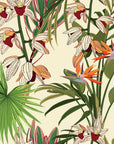 Flora Chroma colorful botanical wallpaper