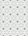 Matte grey and taupe geometric tile peel and stick wallpaper - Frost Mosaic