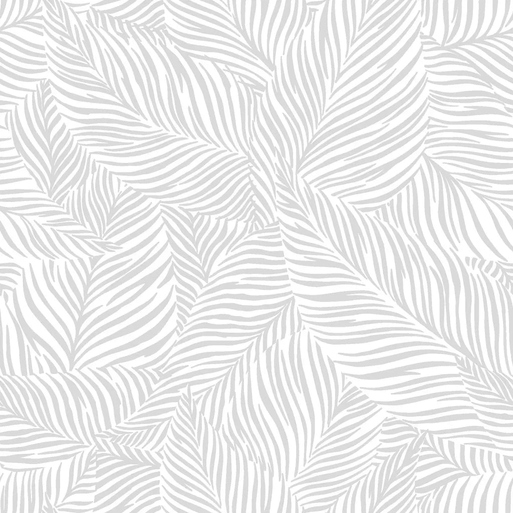 Ghost Fronds pale palm wallpaper