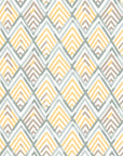 Linen-like neutral geometric chevron peel and stick wallpaper - Gilded Crossing