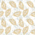 Gilded Frond neutral botanical peel and stick wallpaper