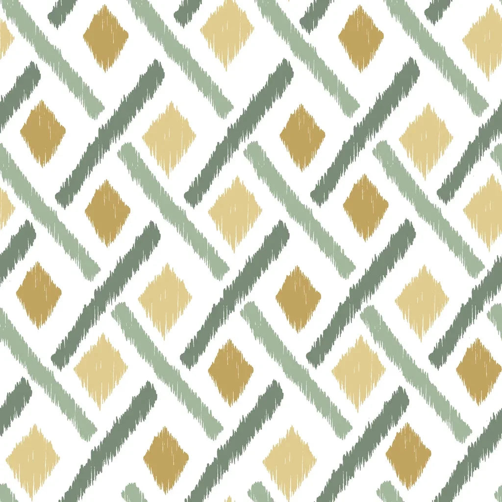 Golden Lattice regal geometric wallpaper