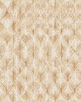 Textured neutral golden abstract peel and stick wallpaper - Golden Thatch