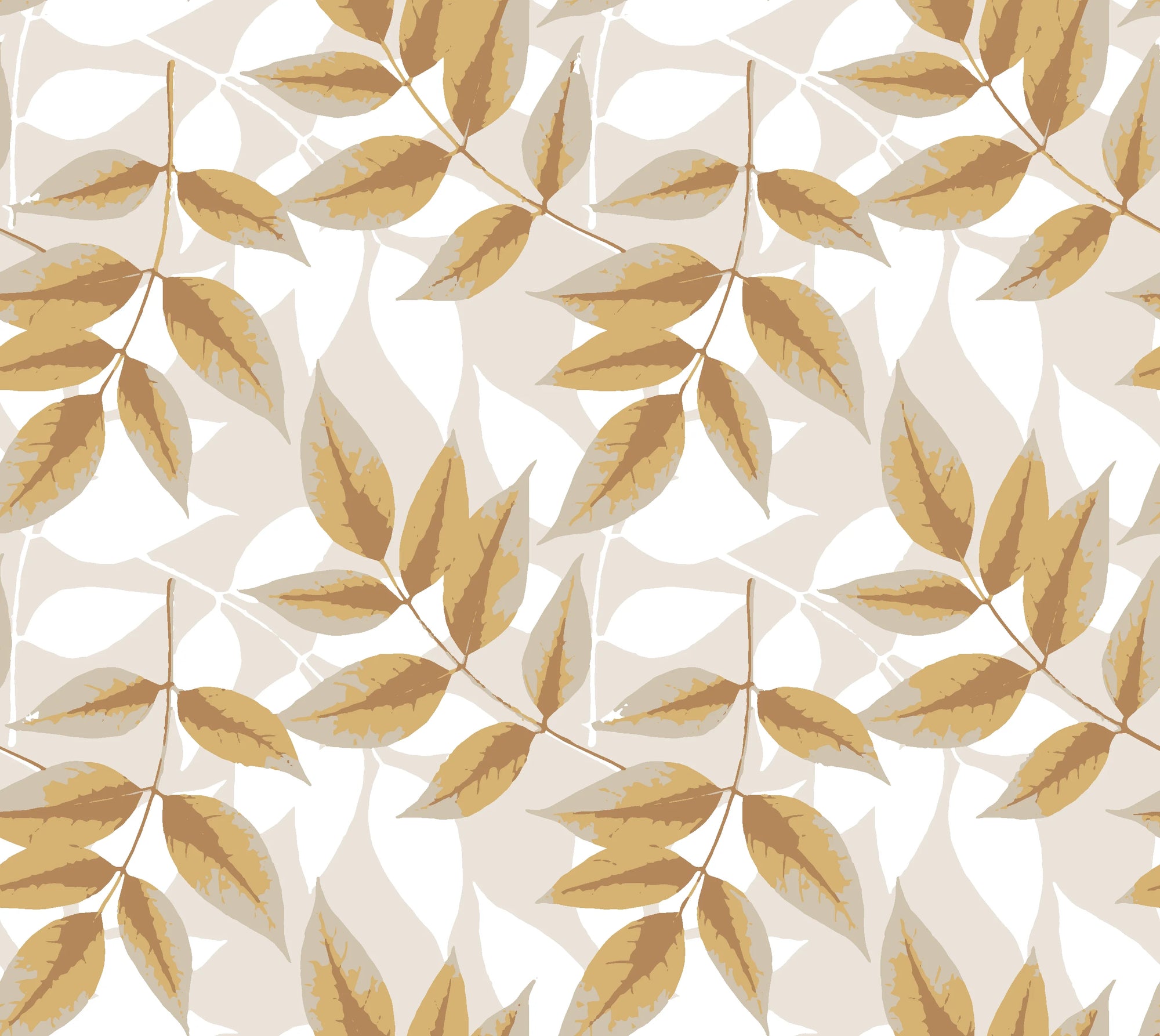 Harvest Crown neutral botanical peel and stick wallpaper